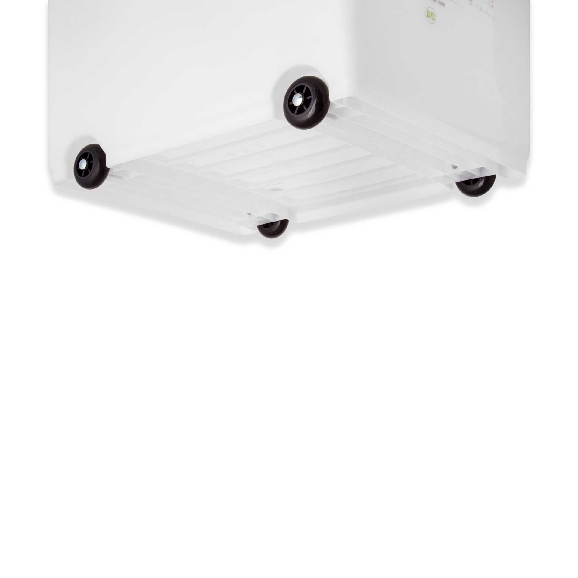 Caixa Hermética Fecho Duplo e Rodas 60L 53X39.6X37.8cm