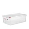 Caixa Hermética Polipropileno Tampa Branca Gn1/1 20.5L 53X32.5X15cm Caixa Hermética Polipropileno Tampa Branca Gn1/1 20.5L 53X32.5X15cm