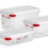 Caixa Hermética Polipropileno Tampa Branca Gn1/4 1800ml 26.5X16.2X6.5cm Caixa Hermética Polipropileno Tampa Branca Gn1/4 1800ml 26.5X16.2X6.5cm