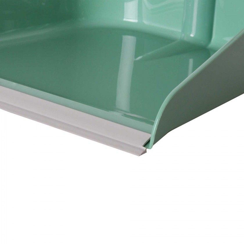 Apanhador Plstico com Cabo e Borracha Verde 24X77cm