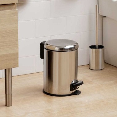 Balde Lixo Nordic com Pedal 3L 17.5X22.5X25cm