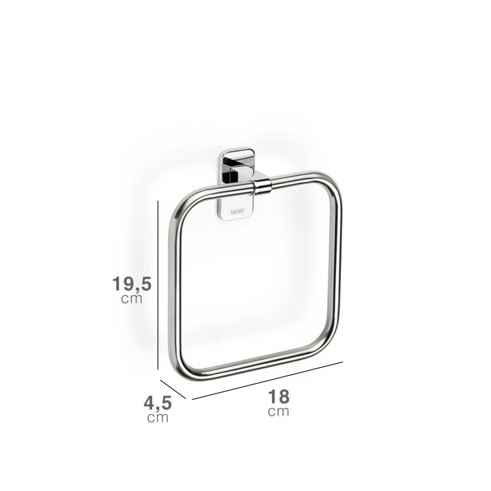 Toalheiro Parede Slim 18X4.5X19.5CM