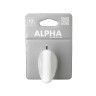 Cabide Alpha Branco 3.6X7.5X8CM
