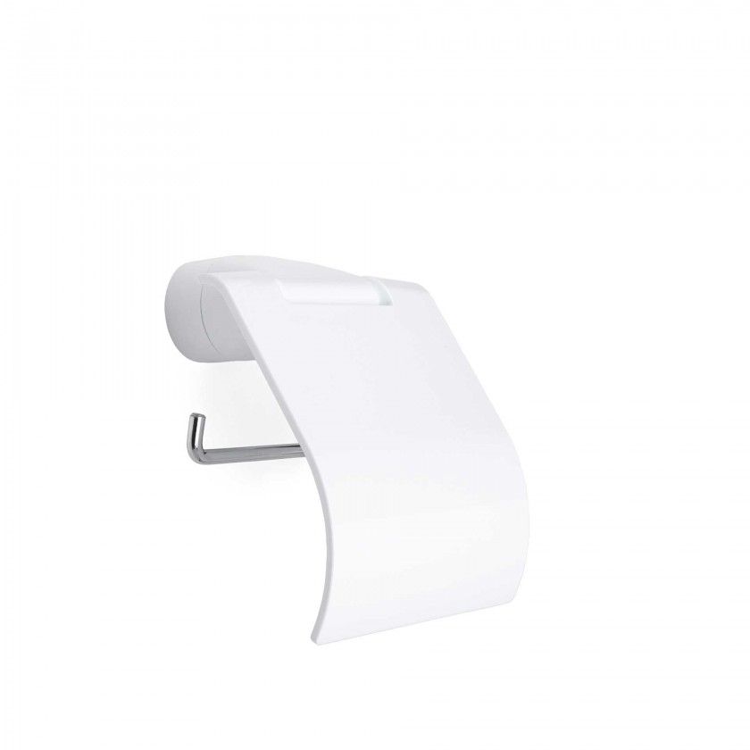 Porta-Rolo Alpha Branco 12.5X6X12.5CM