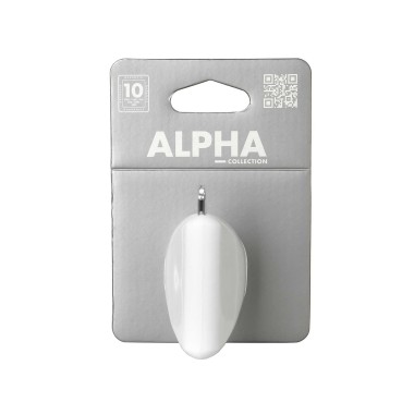 Cabide Alpha Branco 3.6X7.5X8CM