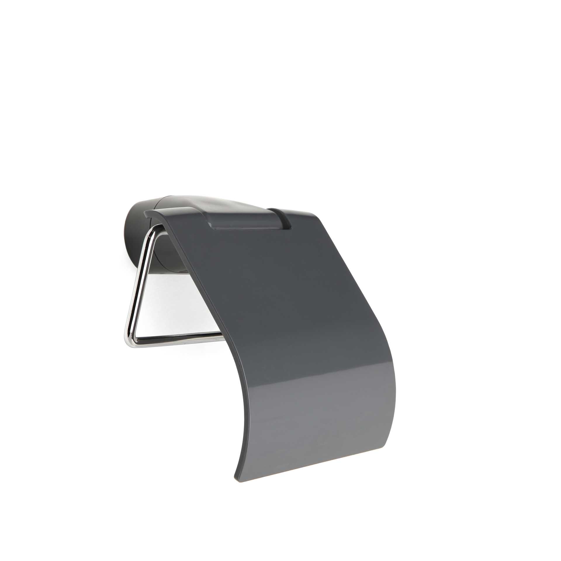 Porta-Rolo Alpha Cinza 12.5X6X12.5CM