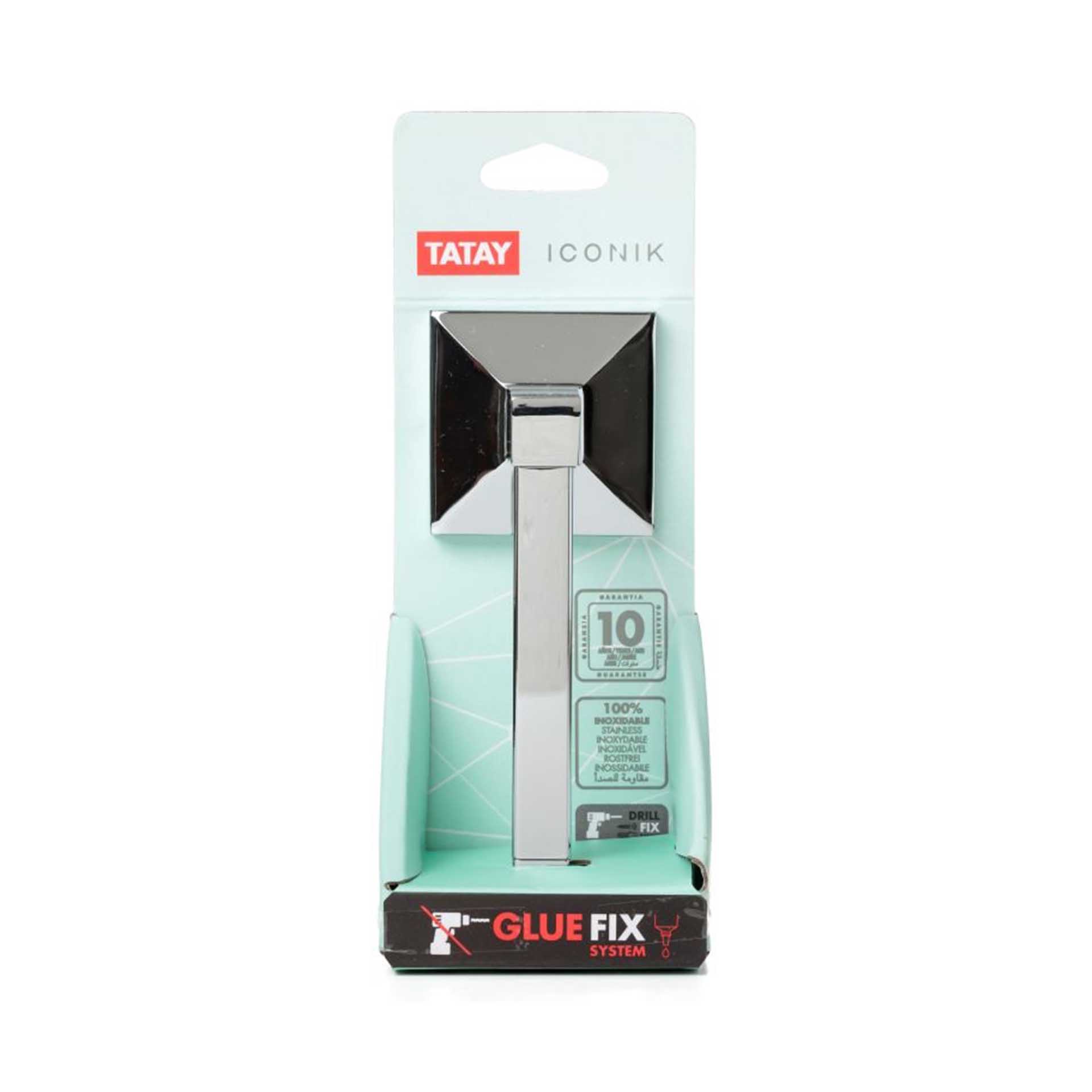 Porta Rolo Papel Higiénico Sem Tampa Iconik 6X6.5X16CM