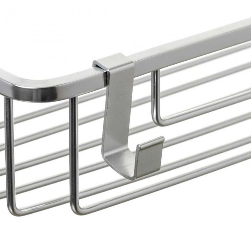 Cesto Duplo com Cabide Alumnio 28X15.5X56CM