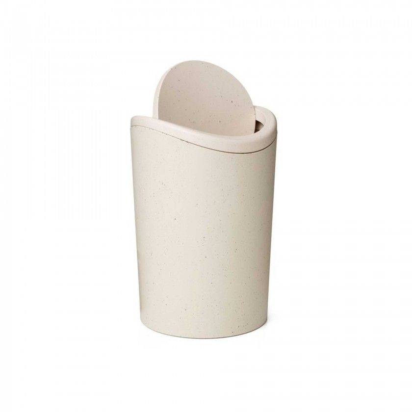 Balde Lixo com Tampa Basculante 6L 19X28cm Balde Lixo com Tampa Basculante 6L 19X28cm