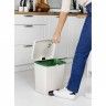 Balde Lixo com Pedal Cubik Ecohome Bege 23L / 33.5X30X39CM Balde Lixo com Pedal Cubik Ecohome Bege 23L / 33.5X30X39CM