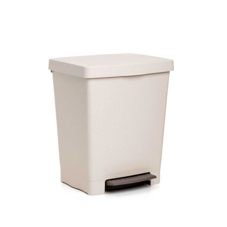 Balde Lixo com Pedal Cubik Ecohome Bege 23L / 33.5X30X39CM - Image product