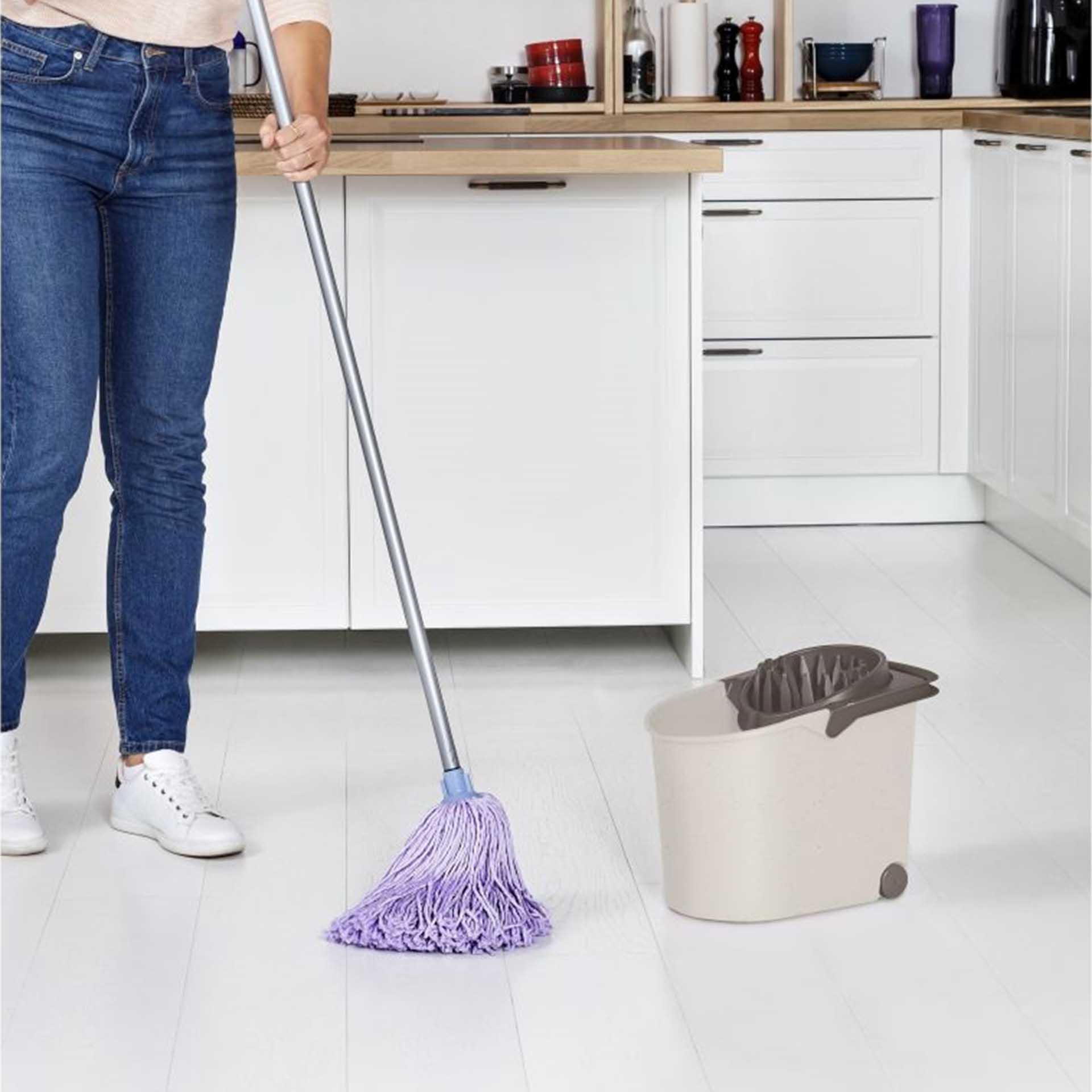 Balde Espremedor com Rodas Ecohome 12L / 25.5X38.2X28CM