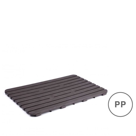 Estrado Base de Chuveiro Castanho 80X50X3CM - Image product
