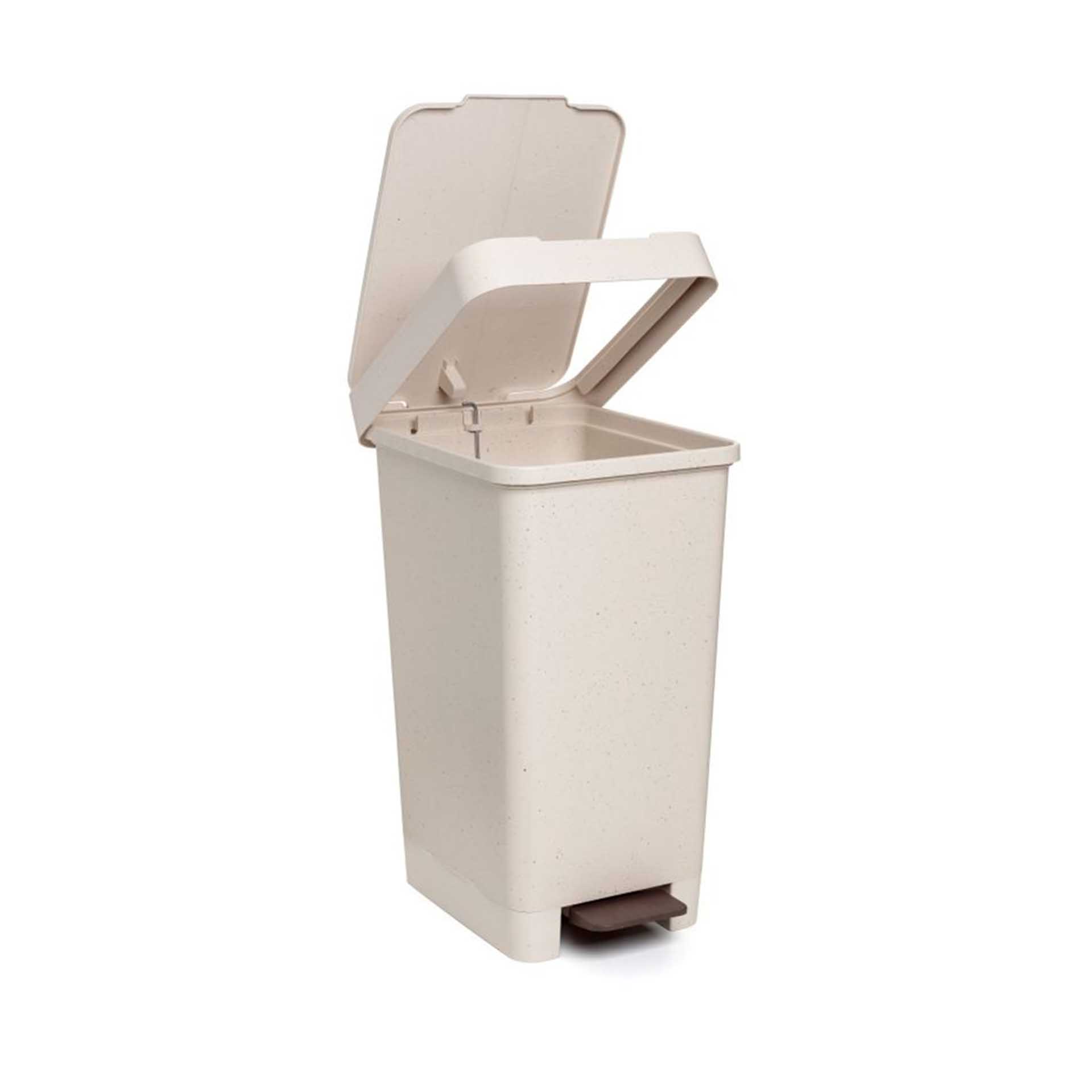 Balde Lixo com Pedal Smart Cor Sólida 25L 26X36X47cm