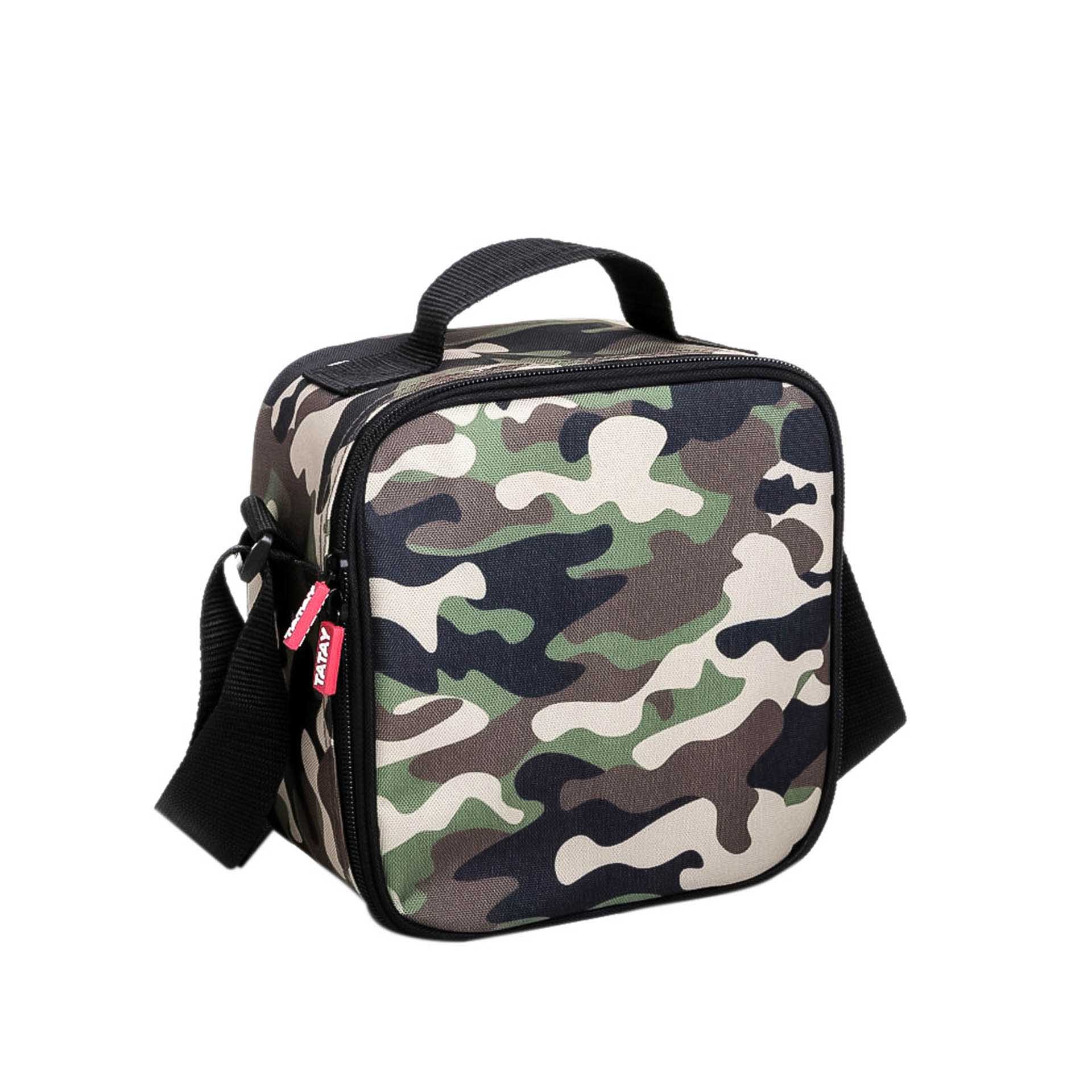 Kit Bolsa Térmica + 4 Caixas Urban Food Camuflado 2X0.2L+2X0.5L