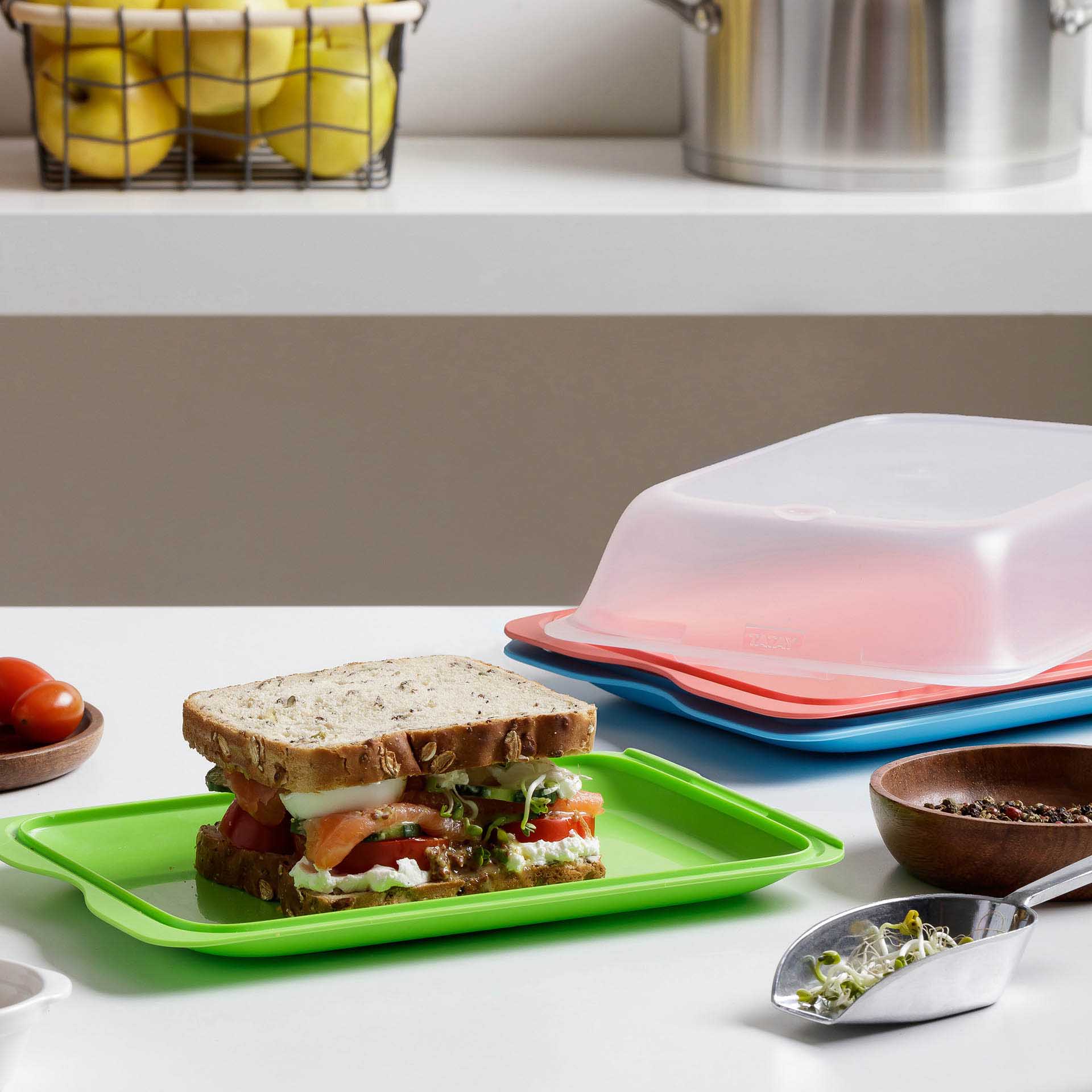 Caixa Hermética Tatay Fresh Porta Charcutaria 25X17X6cm