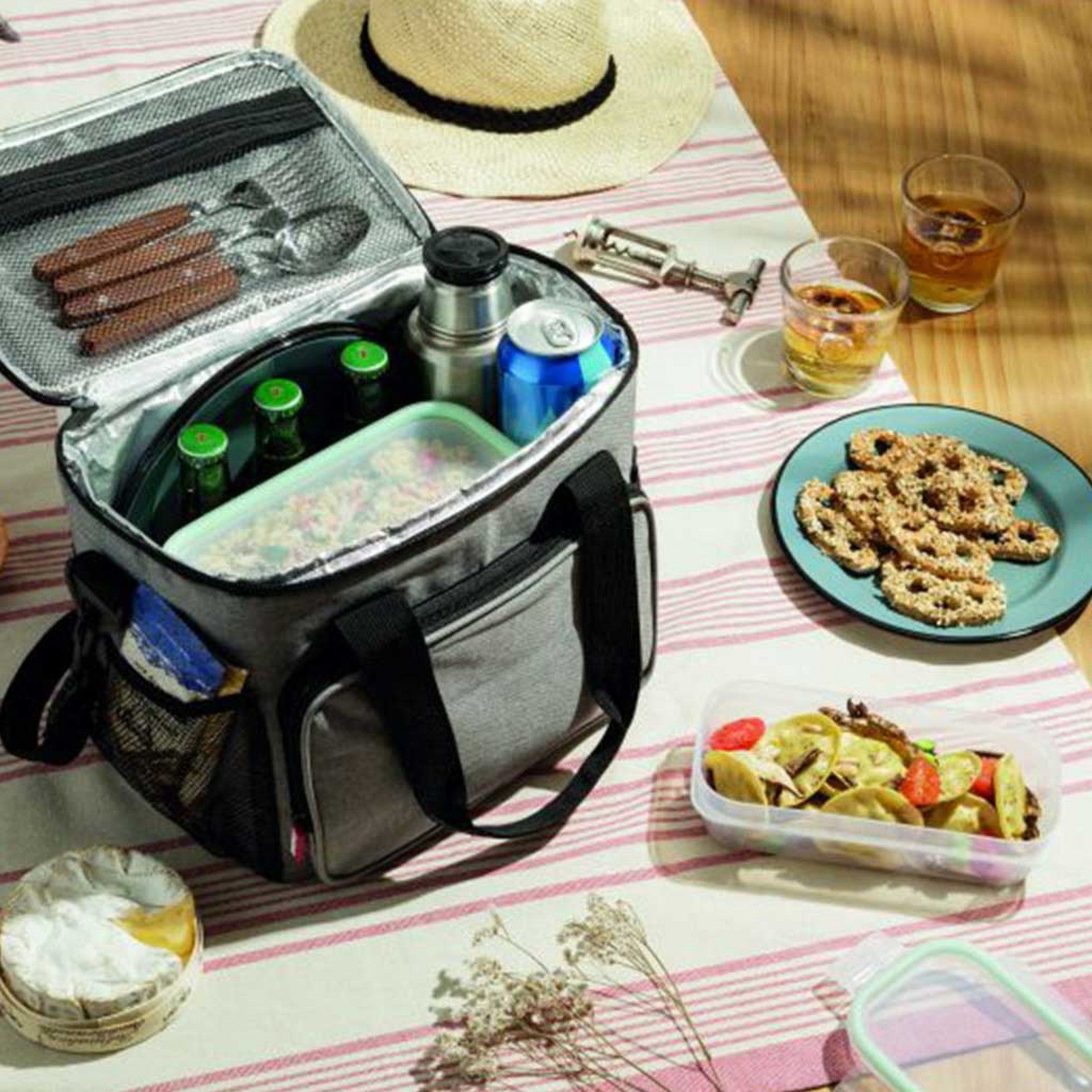 Saco Térmico Urban Food Cinzento 28.5X21X24cm