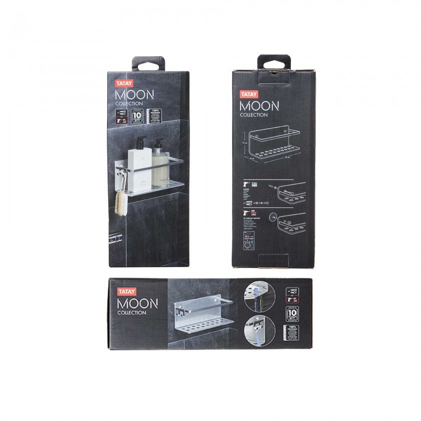 Cesto Retangular Moon 30X10X12CM Cesto Retangular Moon 30X10X12CM