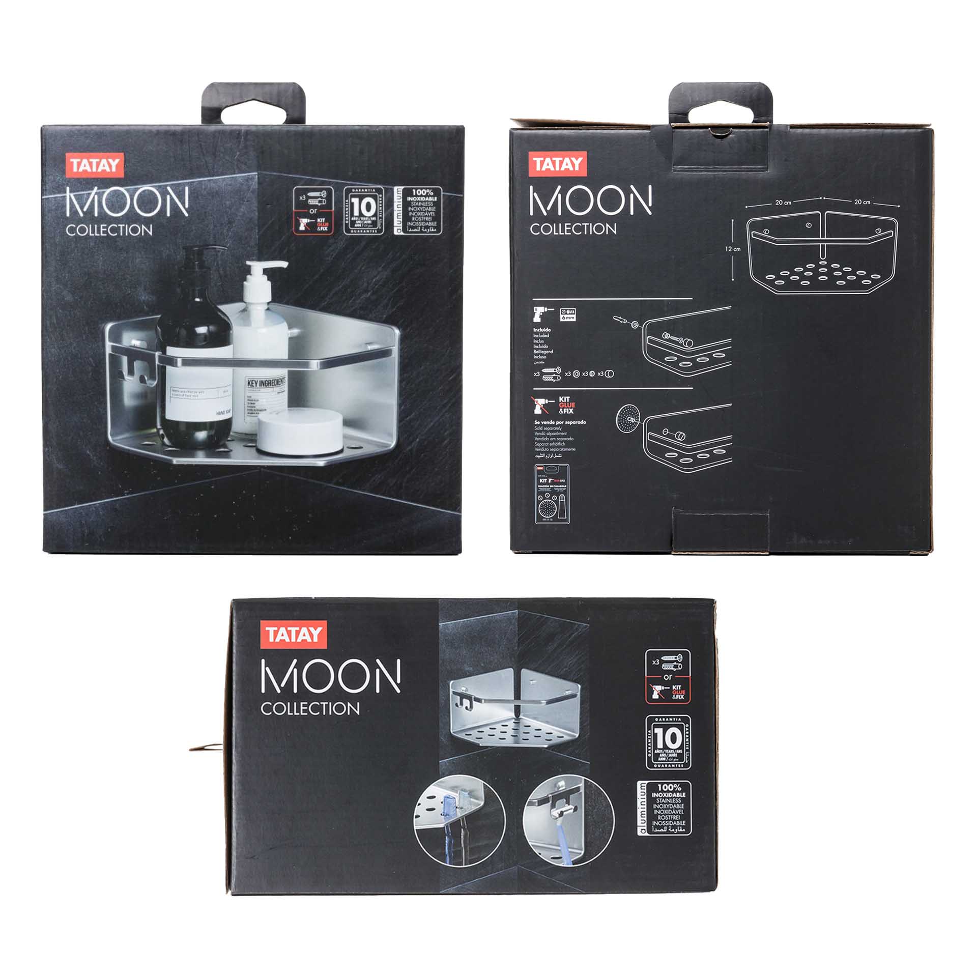 Cesto Canto Moon 20X20X12CM