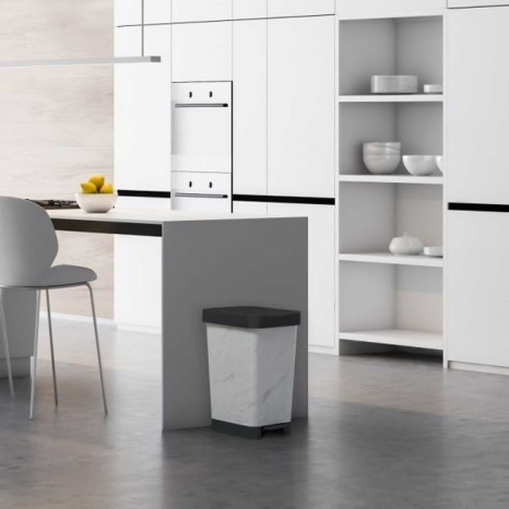 Balde Lixo com Pedal Smart Decorado 25L 26X36X47cm - Image product