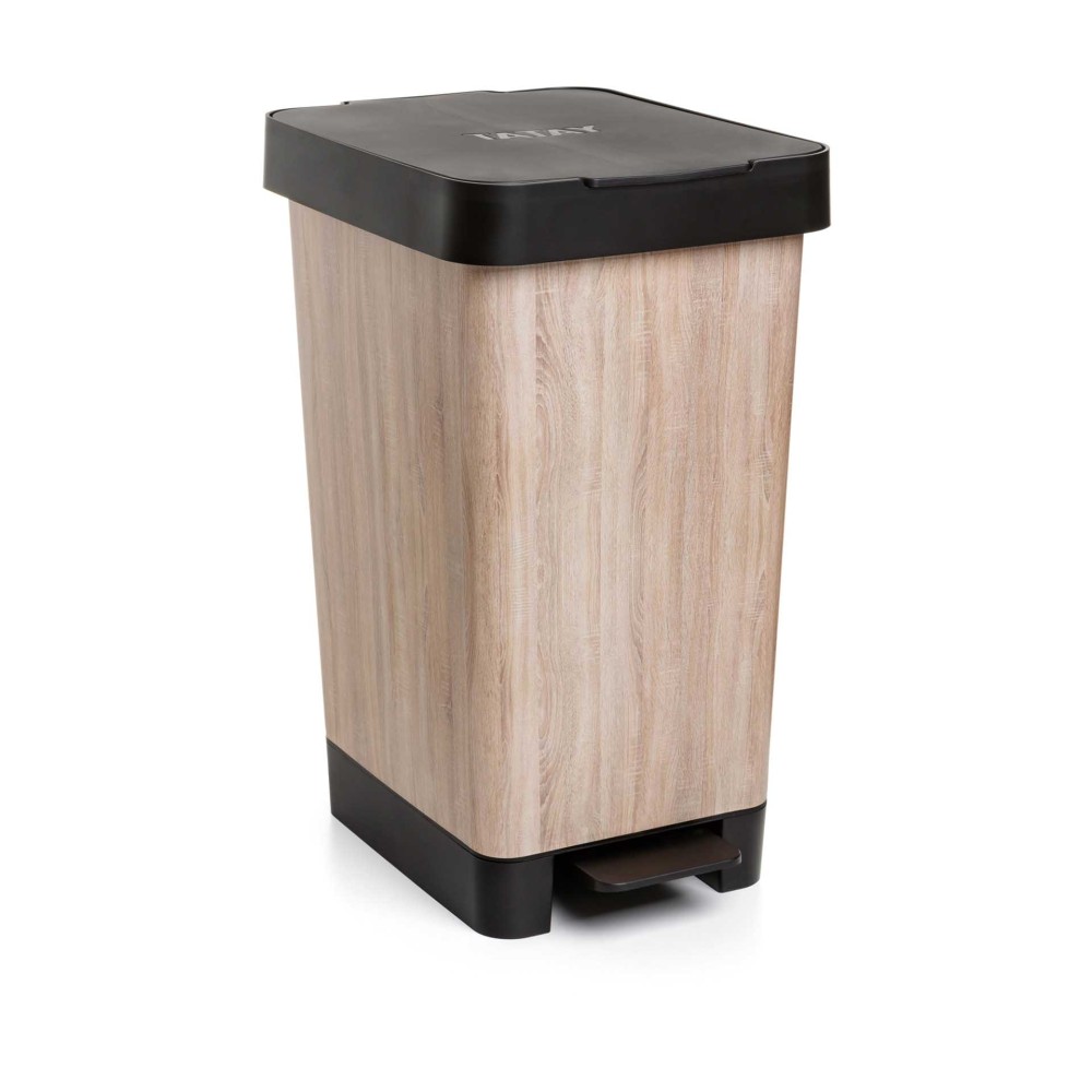 Balde Lixo com Pedal Smart Decorado 25L 26X36X47cm