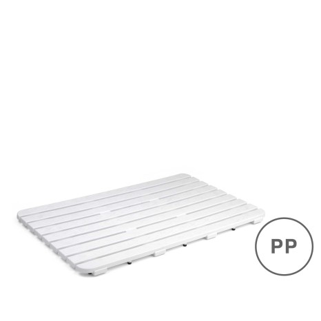 Estrado Base de Chuveiro Cinza Claro 80X50X3CM - Image product