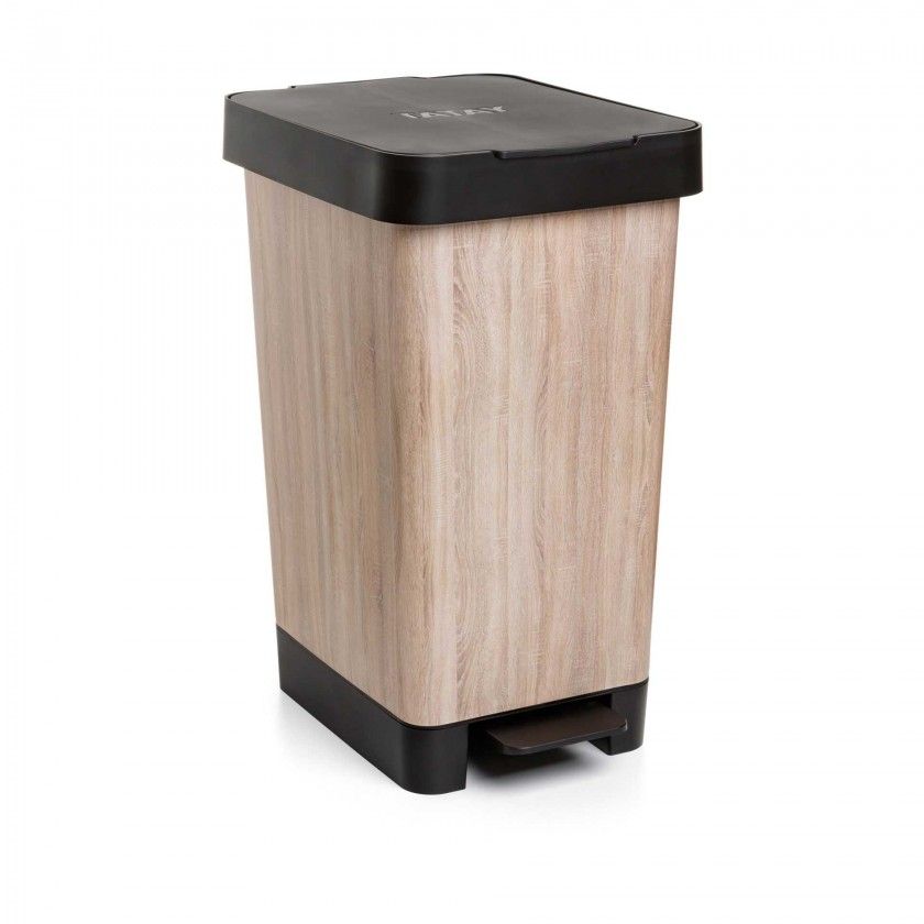 Balde Lixo com Pedal Smart Decorado 25L 26X36X47cm
