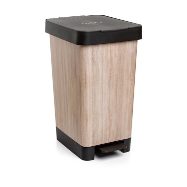Balde Lixo com Pedal Smart Decorado 25L 26X36X47cm