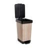 Balde Lixo com Pedal Smart Decorado 25L 26X36X47cm