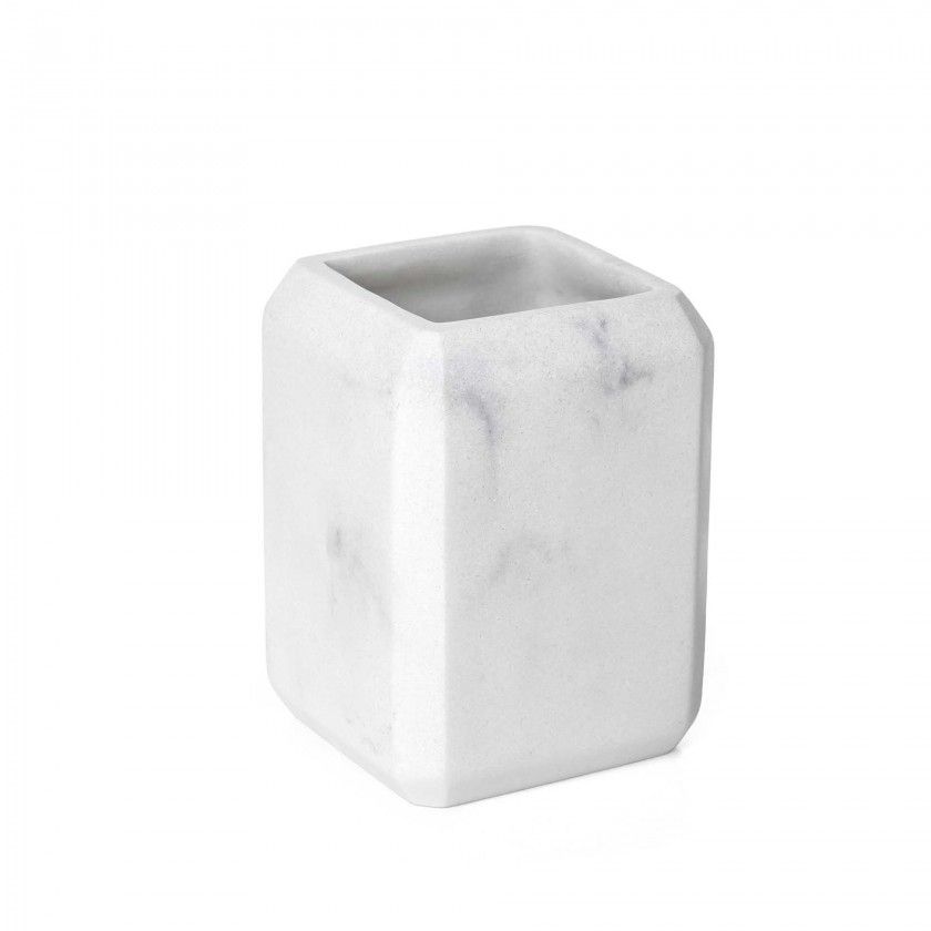 Copo Escova de Dentes Marble 6.7X6.7X9.2CM