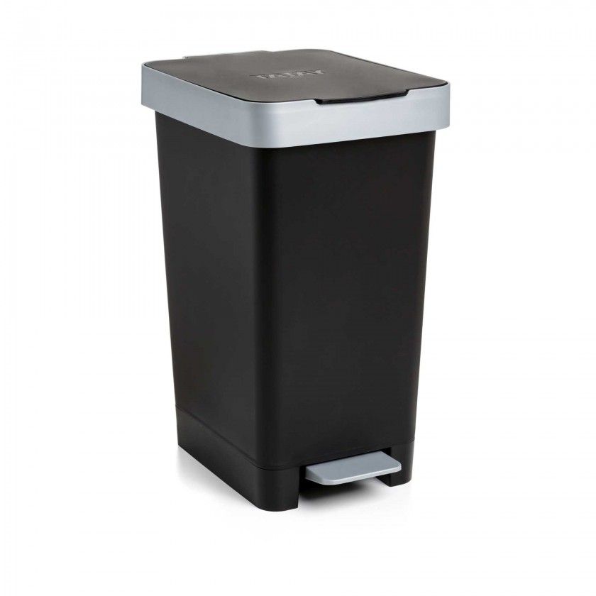 Balde Lixo com Pedal Smart Cor Slida 25L 26X36X47cm