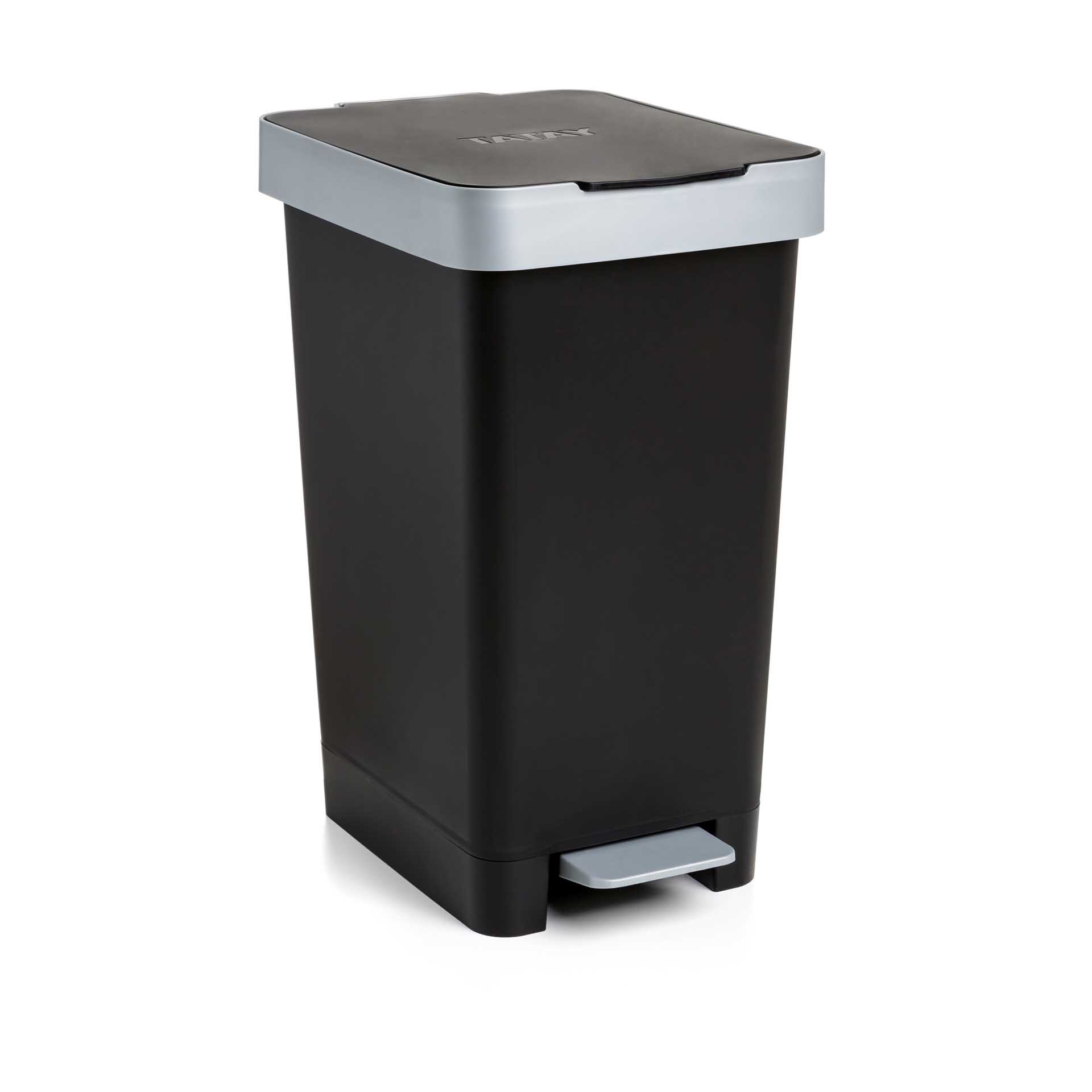 Balde Lixo com Pedal Smart Cor Sólida 25L 26X36X47cm