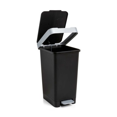 Balde Lixo com Pedal Smart Cor Sólida 25L 26X36X47cm
