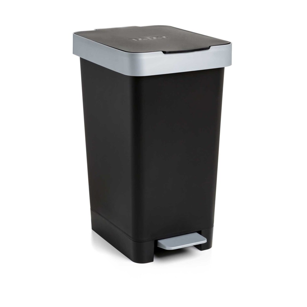 Balde Lixo com Pedal Smart Cor Sólida 25L 26X36X47cm