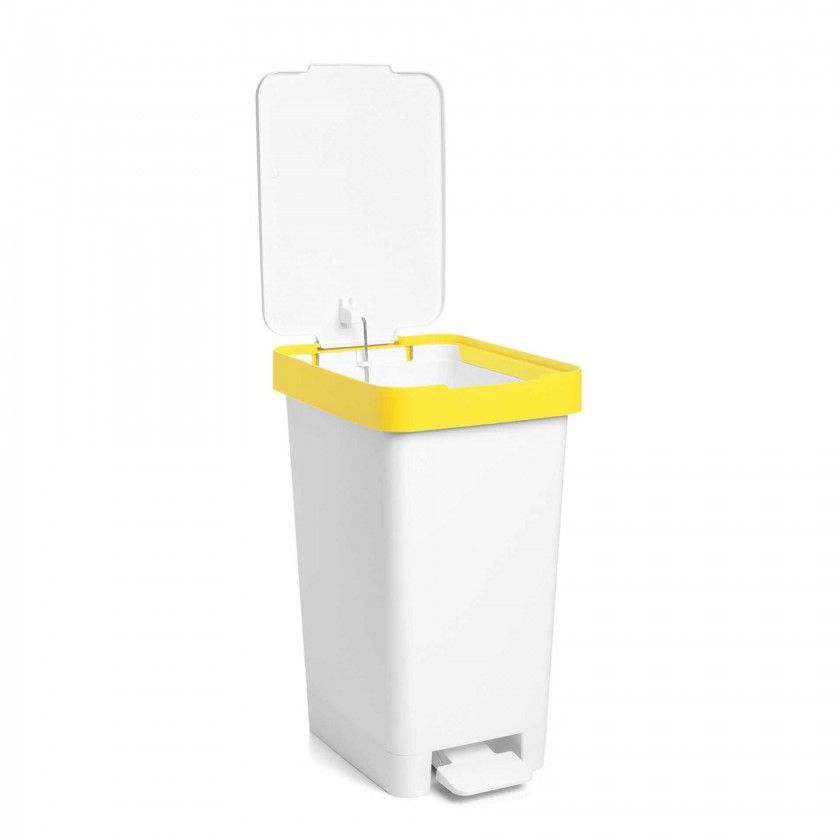 Balde Reciclagem com Pedal Smart 25L 26X36X47cm Balde Reciclagem com Pedal Smart 25L 26X36X47cm