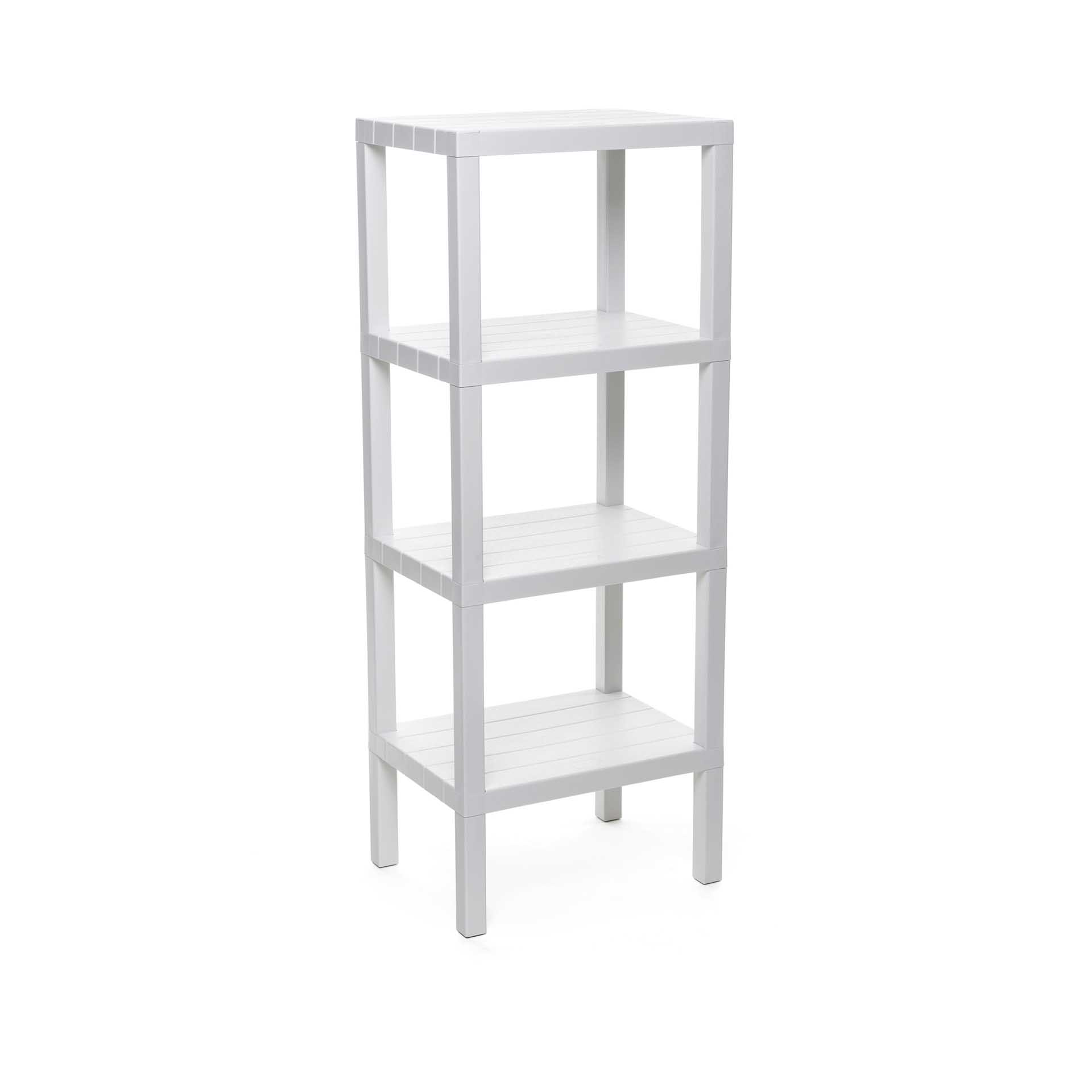 Prateleira 4 Estantes Lombok Branco