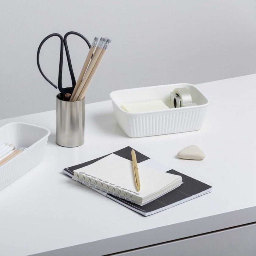 Organizador Baobab Branco A6 700ml 11.3X17X5.6cm Organizador Baobab Branco A6 700ml 11.3X17X5.6cm
