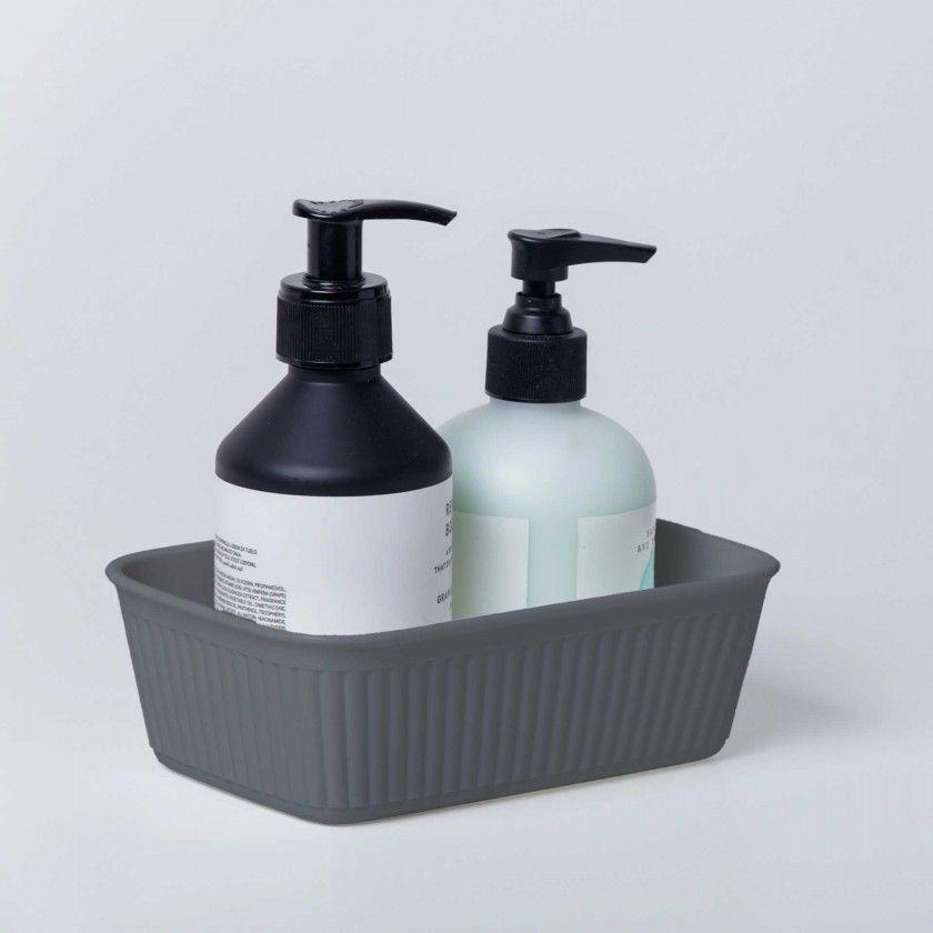 Organizador Baobab Cinza A6 700ml 11.3X17X5.6cm Organizador Baobab Cinza A6 700ml 11.3X17X5.6cm