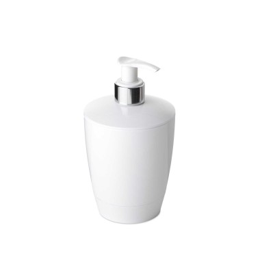 Doseador Sabonete L�quido Kristal Branco �8.5X15.2CM