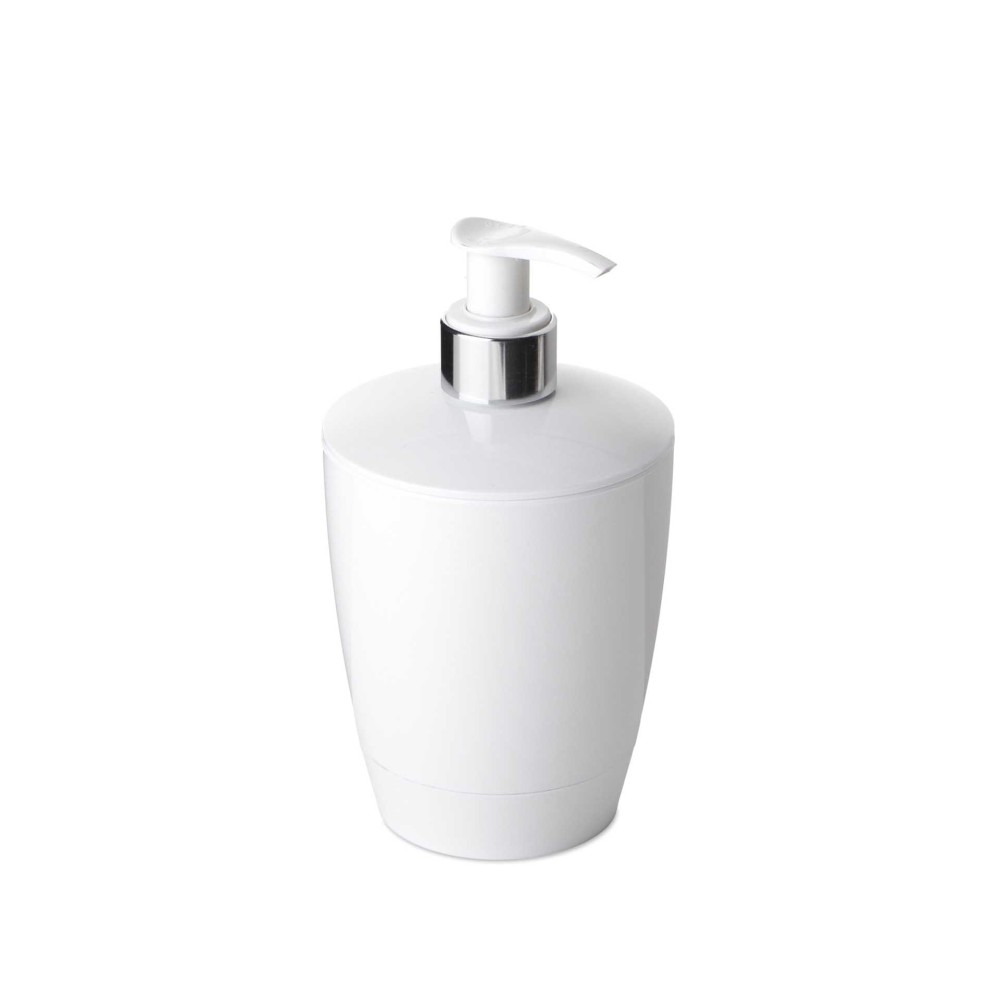 Doseador Sabonete L�quido Kristal Branco �8.5X15.2CM