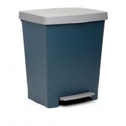 Balde Lixo com Pedal Cubik Cinza 23L 33.5X30X39CM