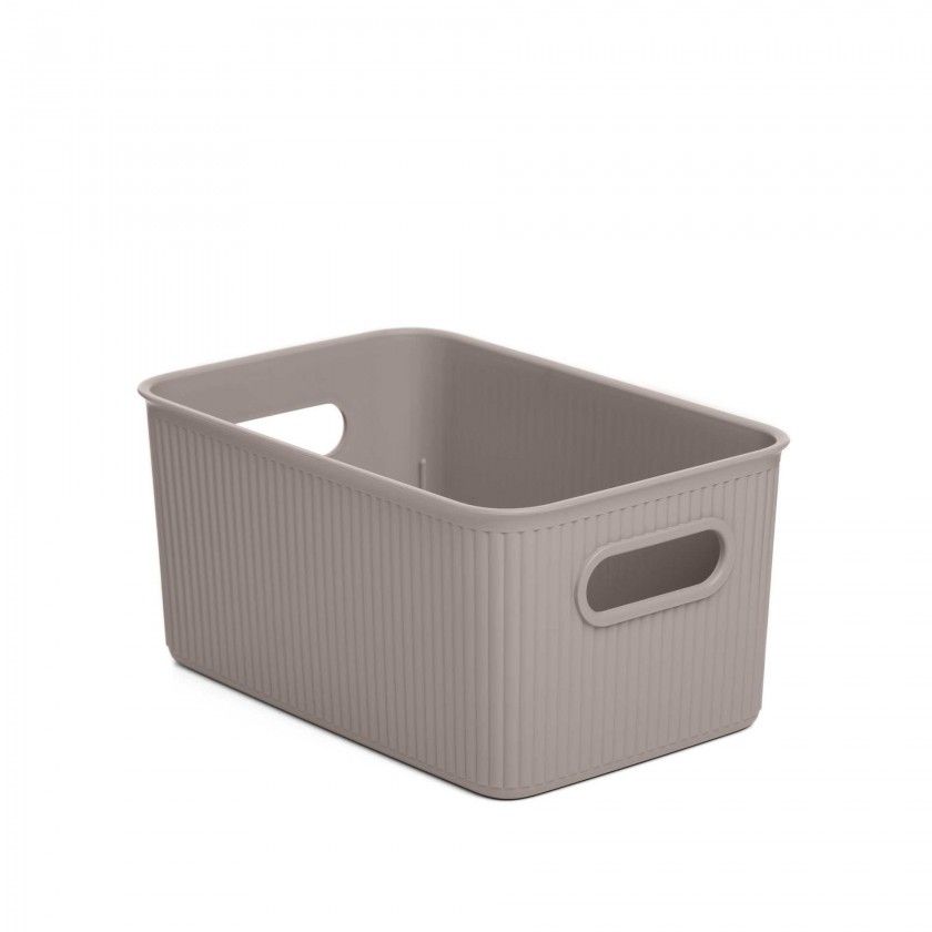 Cesto Multiusos Baobab Taupe 5L / 18.1X27.2X13CM Cesto Multiusos Baobab Taupe 5L / 18.1X27.2X13CM