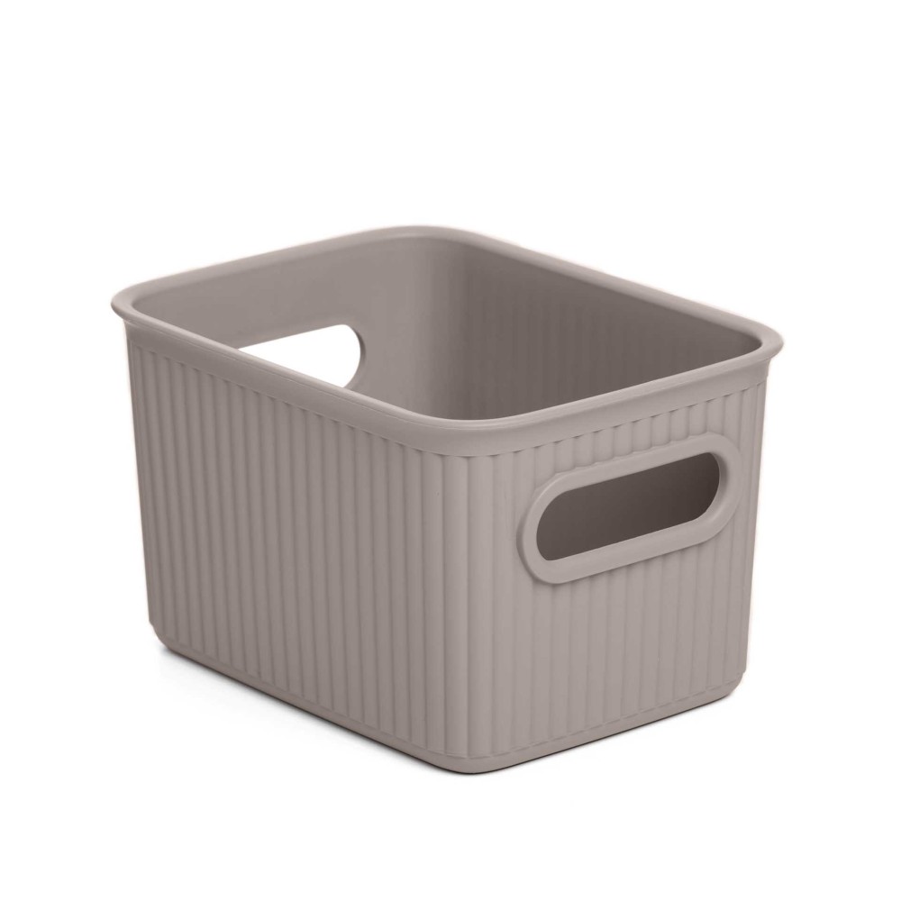 Cesto Multiusos Baobab Taupe 1.5L 12.5X16.4X10cm