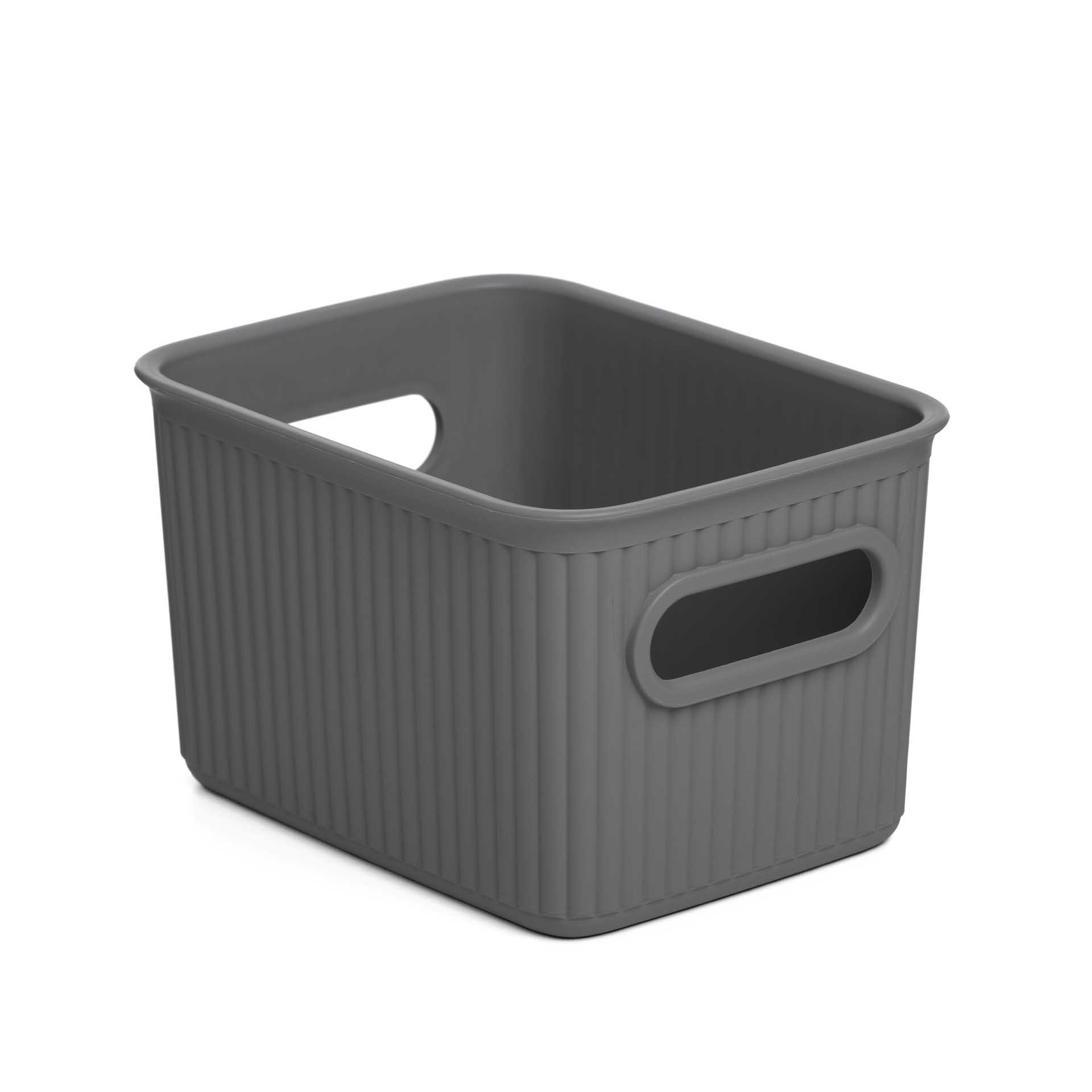 Cesto Multiusos Baobab Cinza 1.5L / 12.5X16.4X10CM