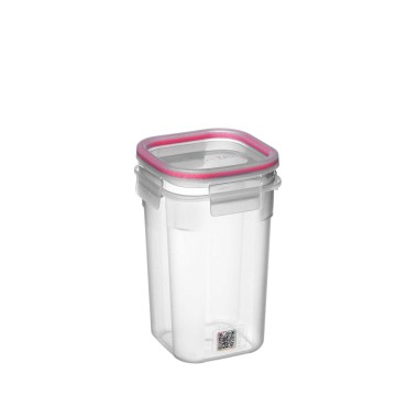 Caixa Herm�tica Tatay Kronos Quadrada 1000ml 10.8X10.8X17CM