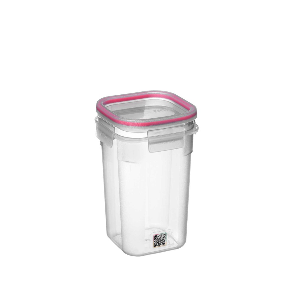 Caixa Herm�tica Tatay Kronos Quadrada 1000ml 10.8X10.8X17CM