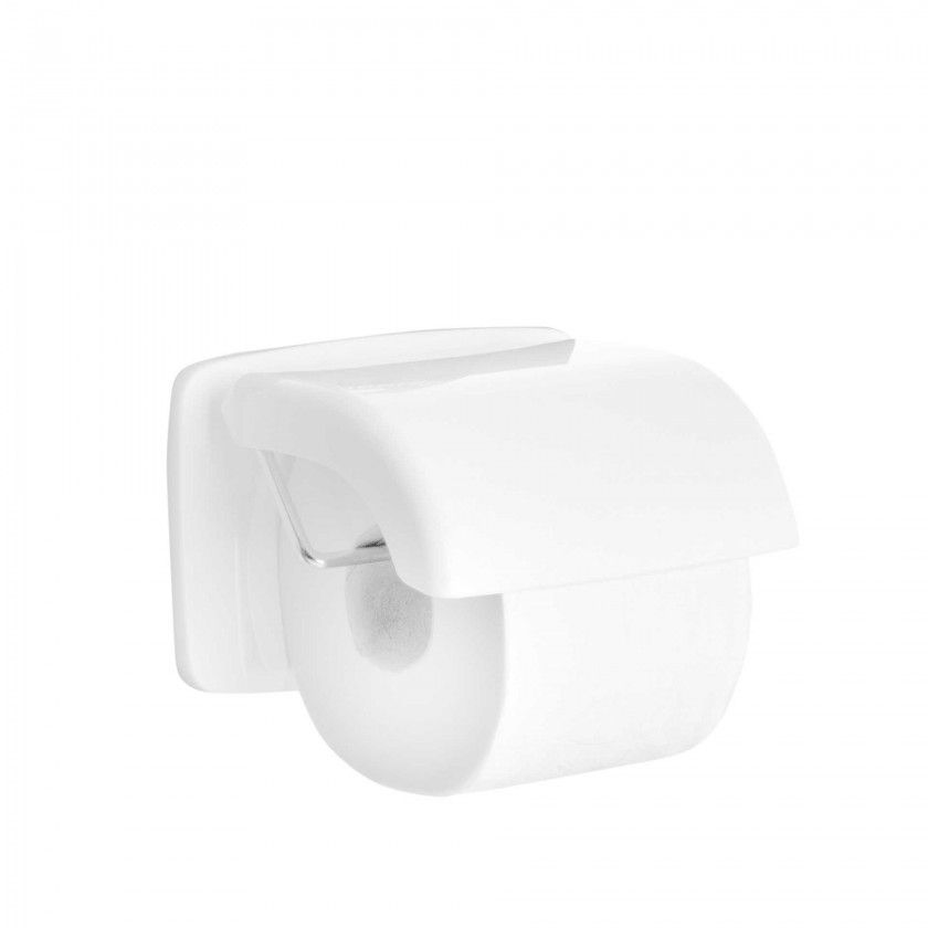 Porta Rolo Papel Higiénico Olympia Branco 15.7X4.3X13.2cm Porta Rolo Papel Higiénico Olympia Branco 15.7X4.3X13.2cm