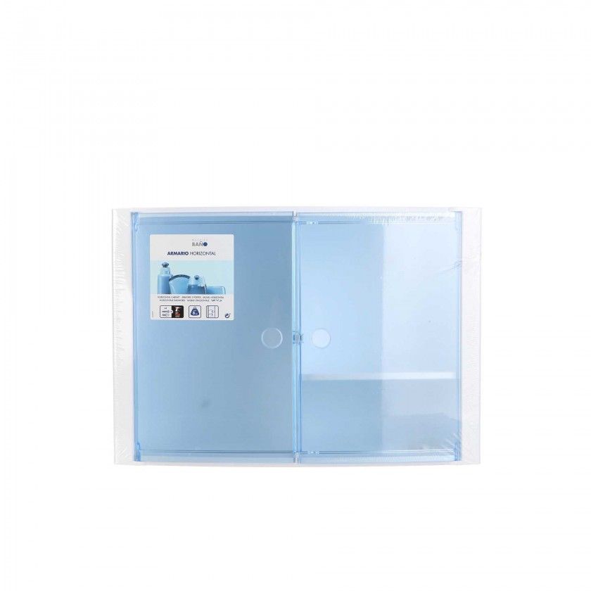 Armário Wc Horizontal Azul 46X15.5X32CM Armário Wc Horizontal Azul 46X15.5X32CM