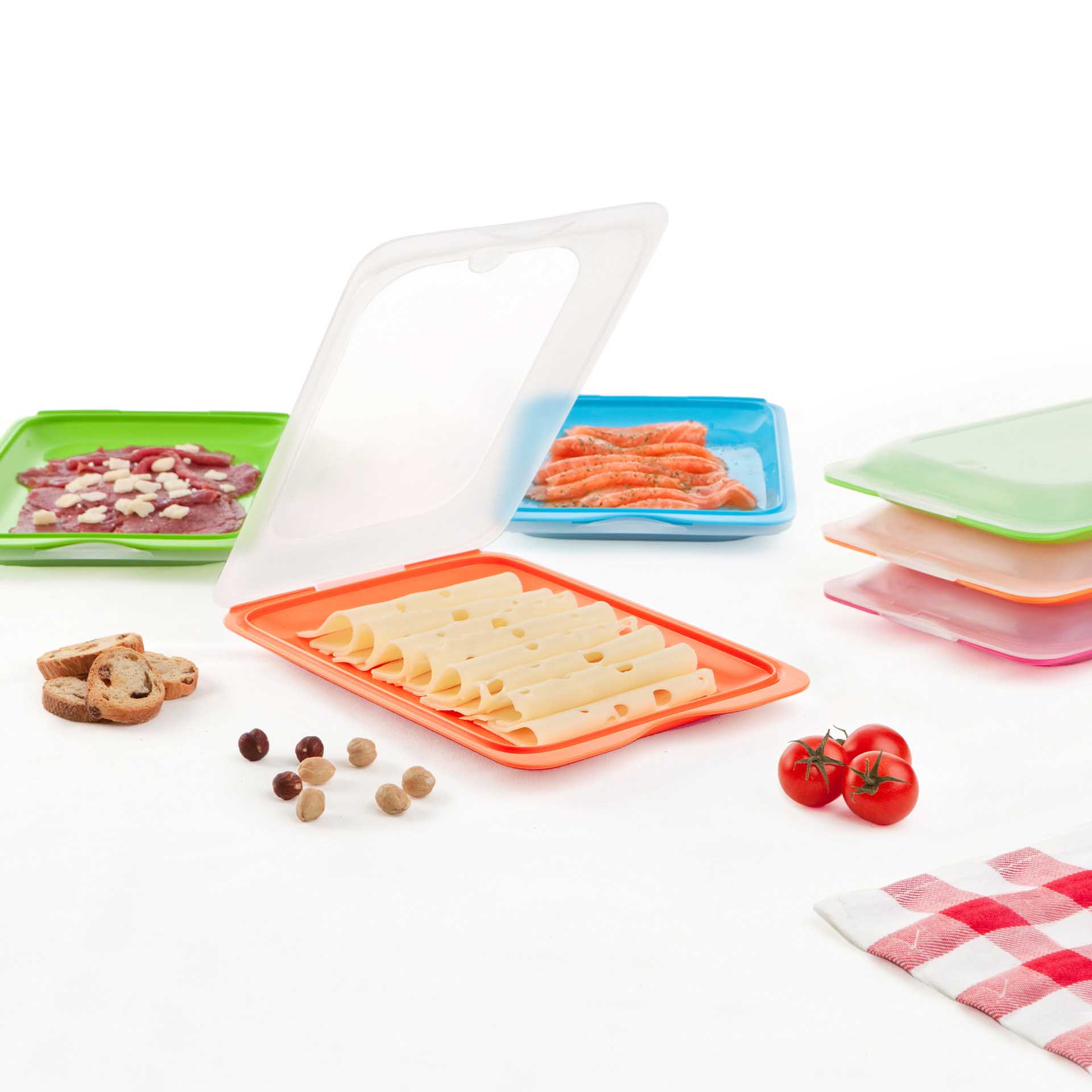 Caixa Hermética Tatay Fresh Porta Charcutaria 25.2X17X3.2cm