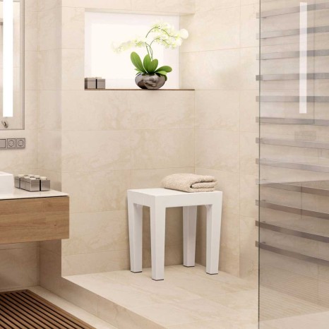 Banco Wc Lombok Branco 38X29X41.5CM - Image product